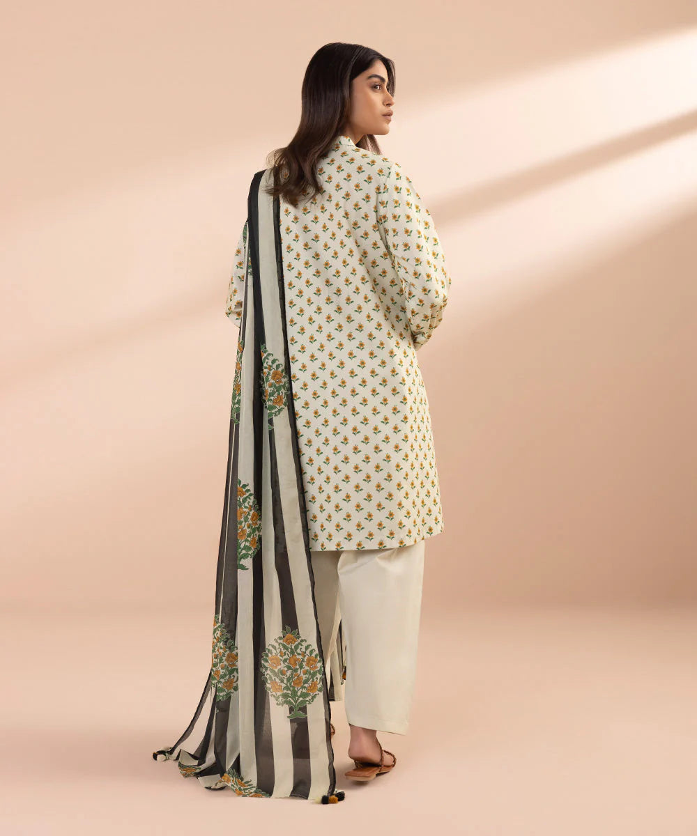 SAPPHIRE | UNSTITCHED 3 PIECE PRINTED LAWN SUIT
