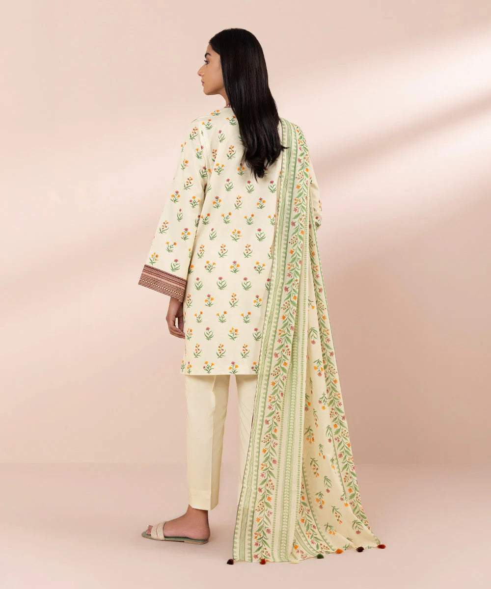 SAPPHIRE | UNSTITCHED 3 PIECE PRINTED LAWN SUIT