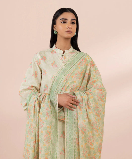 SAPPHIRE | UNSTITCHED 3 PIECE PRINTED LAWN SUIT