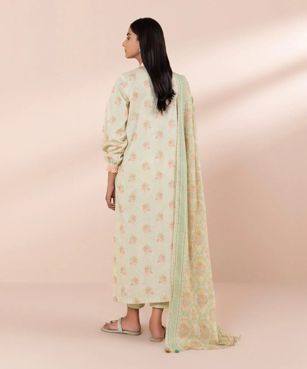 SAPPHIRE | UNSTITCHED 3 PIECE PRINTED LAWN SUIT