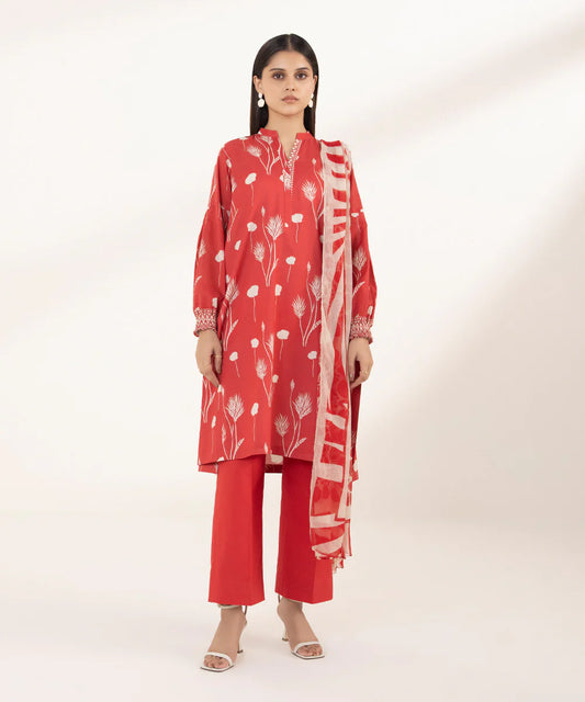 SAPPHIRE | UNSTITCHED 3 PIECE PRINTED LAWN SUIT