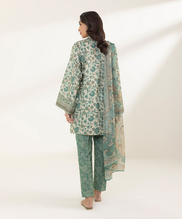 SAPPHIRE | UNSTITCHED 3 PIECE PRINTED LAWN SUIT