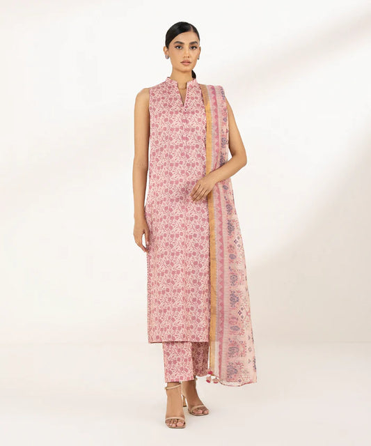 SAPPHIRE | UNSTITCHED 3 PIECE PRINTED LAWN SUIT