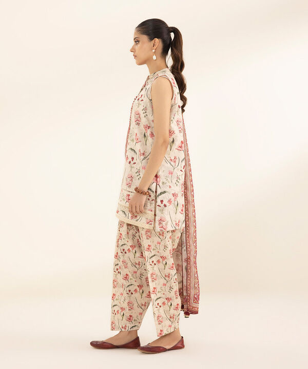 SAPPHIRE | UNSTITCHED 3 PIECE PRINTED CAMBRIC SUIT