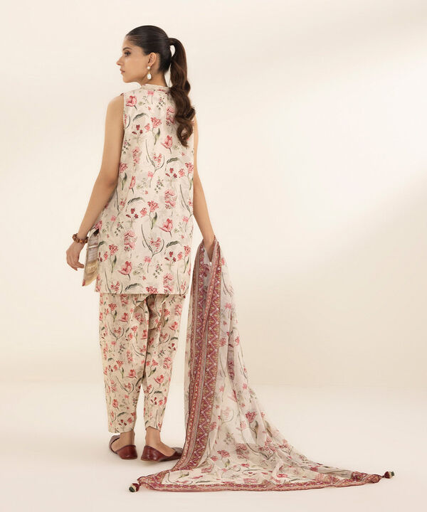SAPPHIRE | UNSTITCHED 3 PIECE PRINTED CAMBRIC SUIT