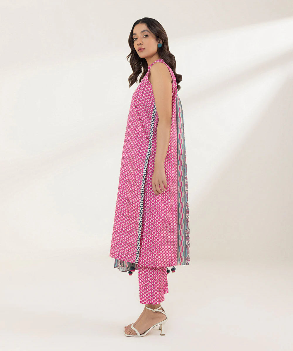SAPPHIRE | UNSTITCHED 3 PIECE PRINTED LAWN SUIT