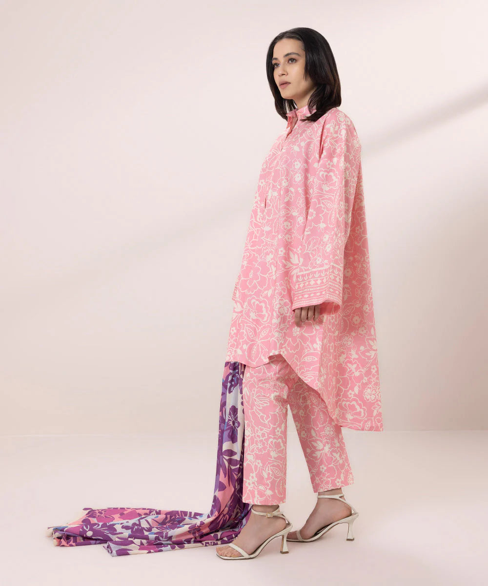 SAPPHIRE | UNSTITCHED 3 PIECE PRINTED LAWN SUIT