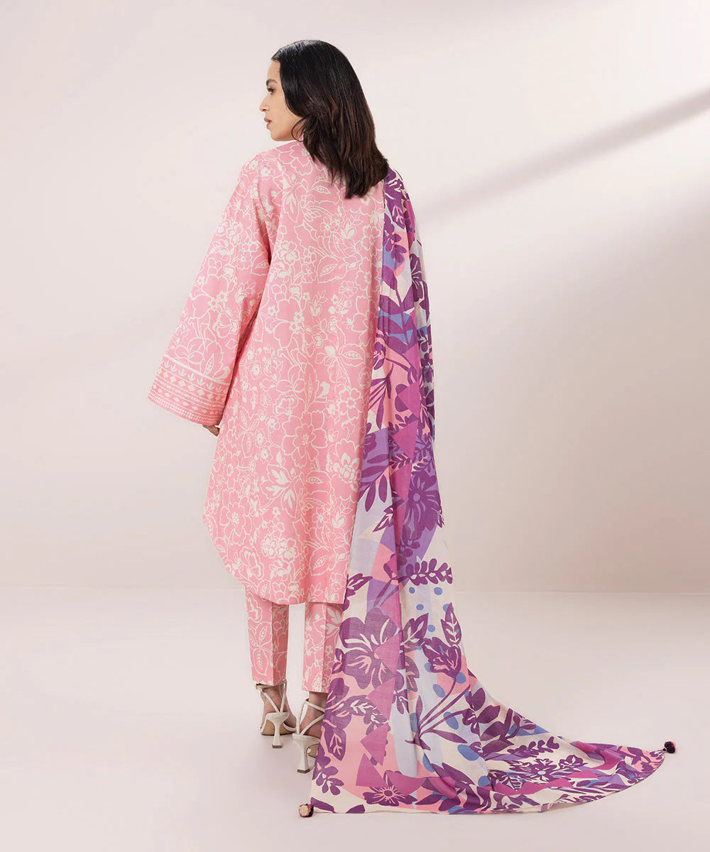 SAPPHIRE | UNSTITCHED 3 PIECE PRINTED LAWN SUIT