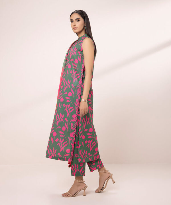 SAPPHIRE | UNSTITCHED 3 PIECE PRINTED LAWN SUIT