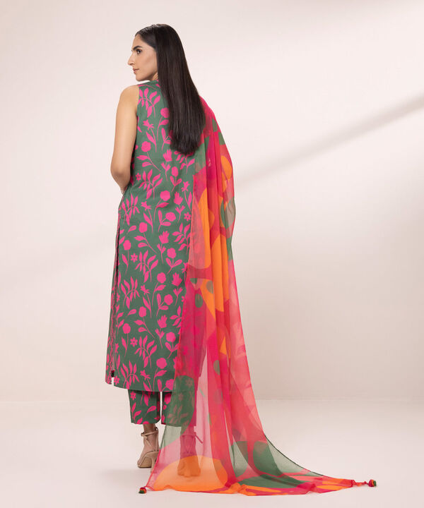 SAPPHIRE | UNSTITCHED 3 PIECE PRINTED LAWN SUIT