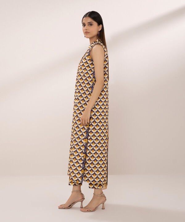 SAPPHIRE | UNSTITCHED 3 PIECE PRINTED LAWN SUIT