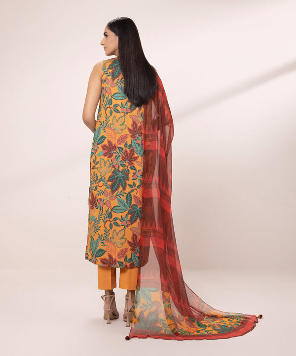 SAPPHIRE | UNSTITCHED 3 PIECE PRINTED LAWN SUIT