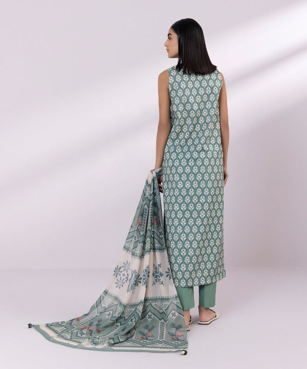 SAPPHIRE | UNSTITCHED 3 PIECE PRINTED LAWN SUIT