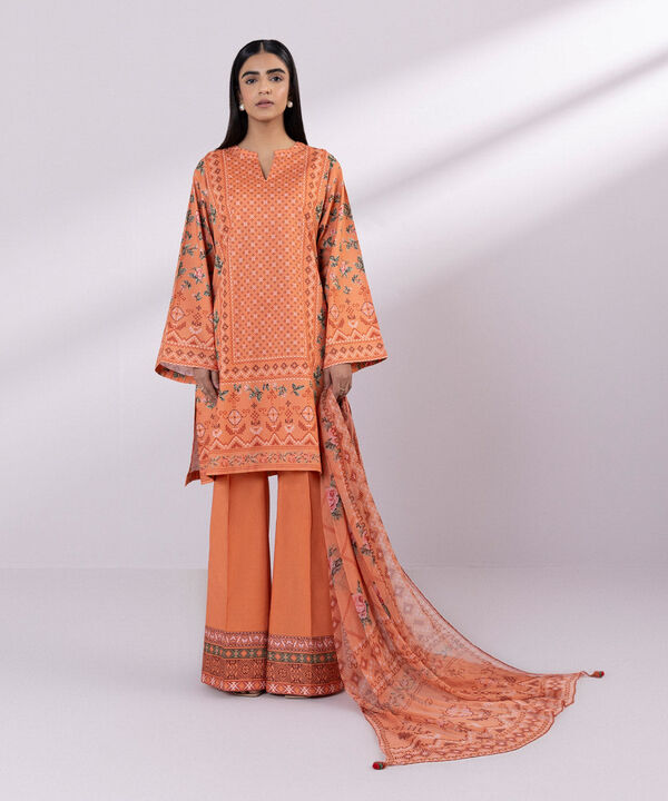 SAPPHIRE | UNSTITCHED 3 PIECE PRINTED LAWN SUIT