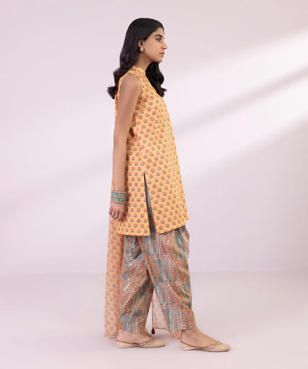SAPPHIRE | UNSTITCHED 3 PIECE PRINTED LAWN SUIT
