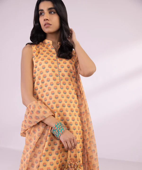 SAPPHIRE | UNSTITCHED 3 PIECE PRINTED LAWN SUIT