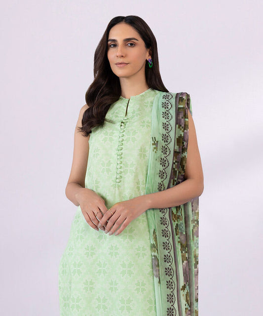 SAPPHIRE | UNSTITCHED 3 PIECE PRINTED LAWN SUIT