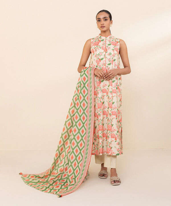 SAPPHIRE | UNSTITCHED 3 PIECE PRINTED LAWN SUIT