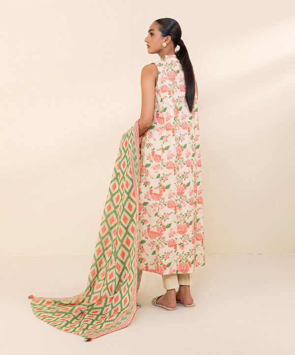 SAPPHIRE | UNSTITCHED 3 PIECE PRINTED LAWN SUIT
