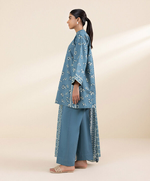 SAPPHIRE | UNSTITCHED 3 PIECE PRINTED LAWN SUIT
