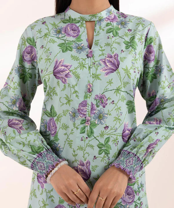 SAPPHIRE | UNSTITCHED 3 PIECE PRINTED LAWN SUIT