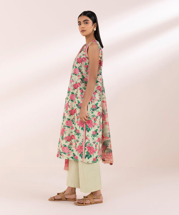 SAPPHIRE | UNSTITCHED 3 PIECE PRINTED LAWN SUIT