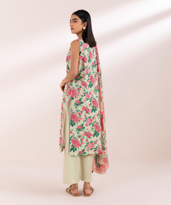 SAPPHIRE | UNSTITCHED 3 PIECE PRINTED LAWN SUIT