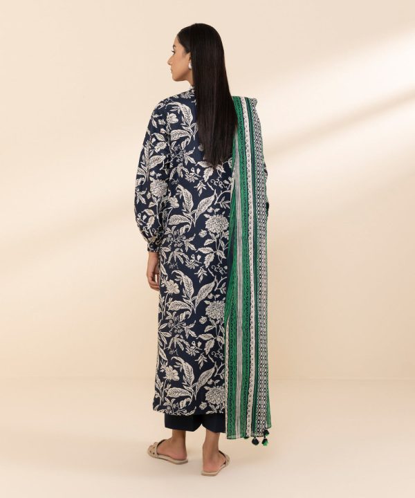 SAPPHIRE | UNSTITCHED 3 PIECE PRINTED LAWN SUIT