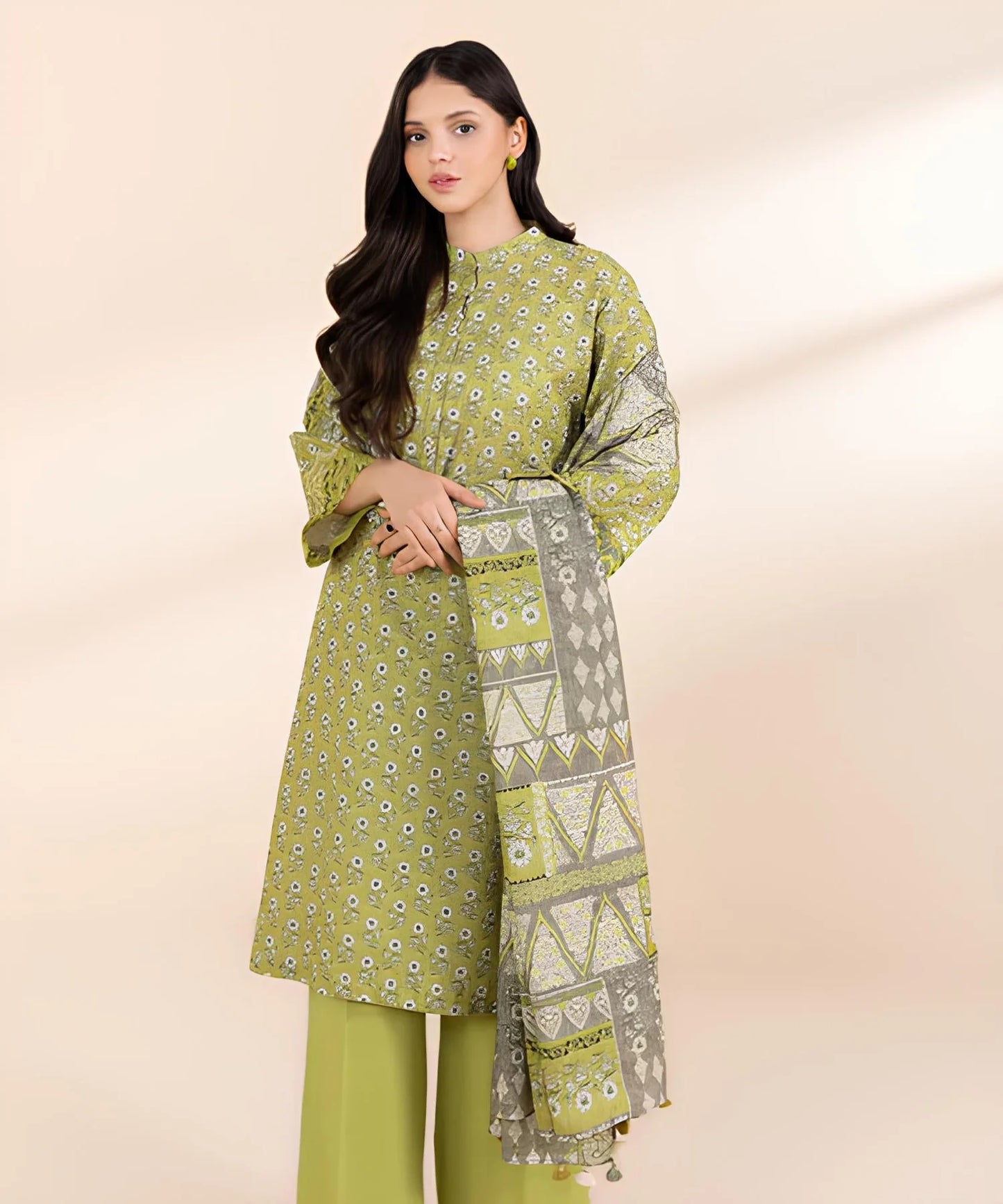 SAPPHIRE | UNSTITCHED 3 PIECE EMBROIDERED CAMBRIC SUIT