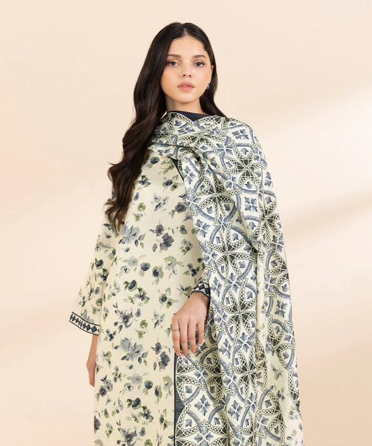SAPPHIRE | UNSTITCHED 1 PIECE PRINTED CAMBRIC SHIRT