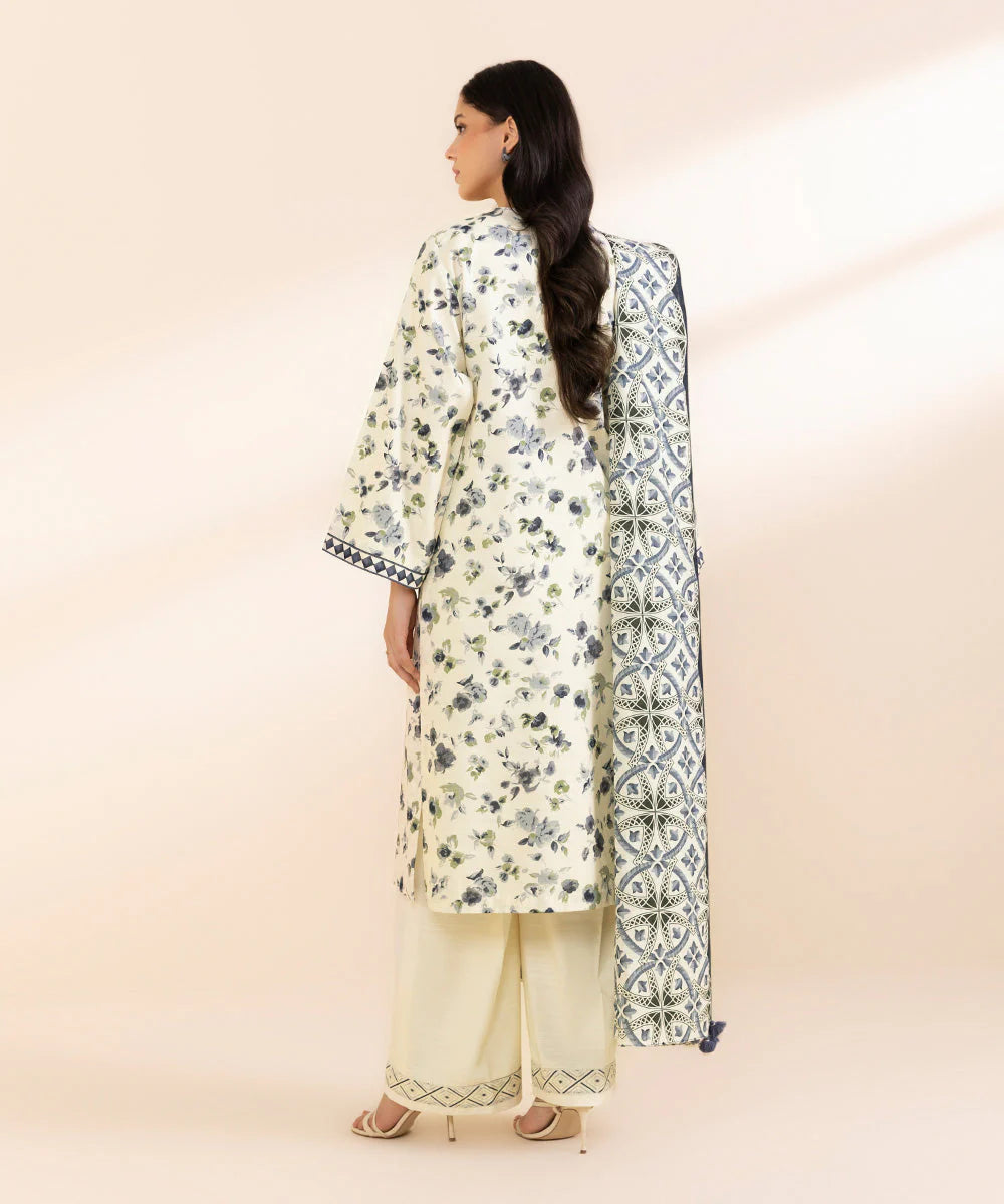 SAPPHIRE | UNSTITCHED 1 PIECE PRINTED CAMBRIC SHIRT