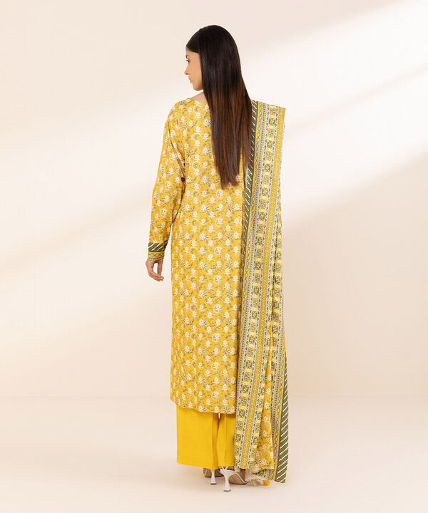 SAPPHIRE | UNSTITCHED 3 PIECE PRINTED LINEN SUIT