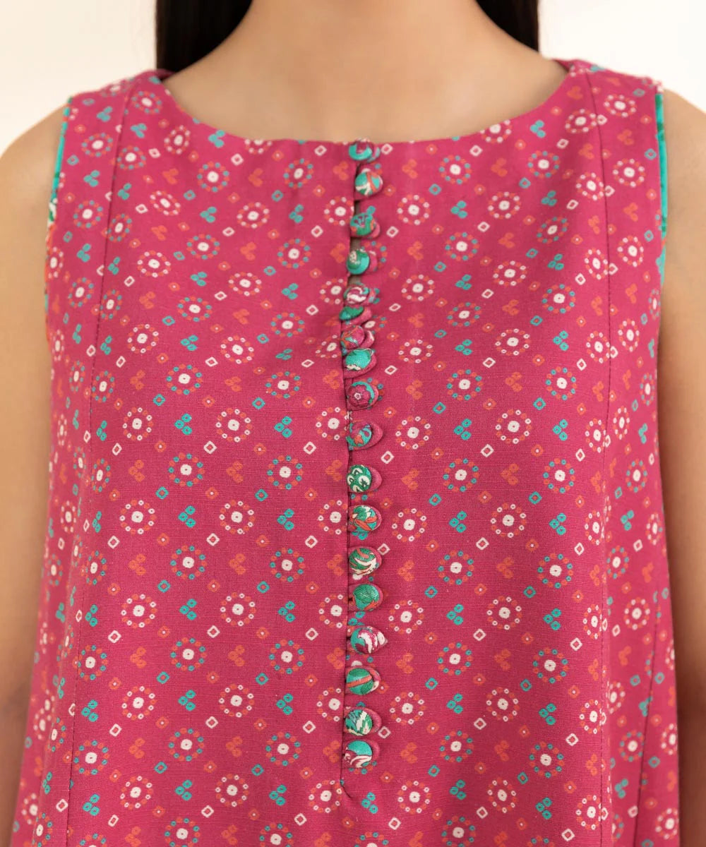 SAPPHIRE | UNSTITCHED 3 PIECE PRINTED LIGHT KHADDAR SUIT