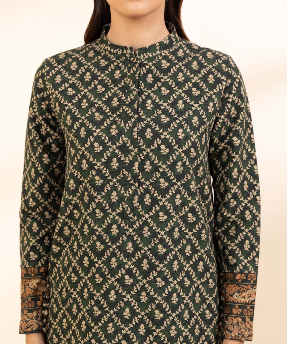 SAPPHIRE | UNSTITCHED 3 PIECE PRINTED LIGHT KHADDAR SUIT