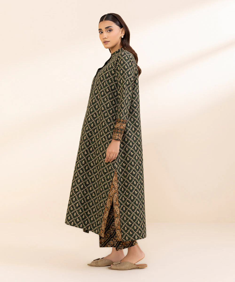 SAPPHIRE | UNSTITCHED 3 PIECE PRINTED LIGHT KHADDAR SUIT