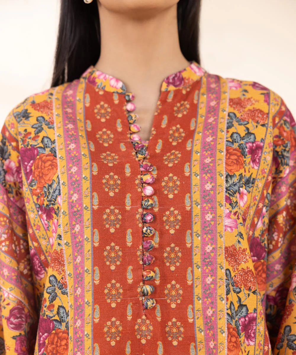 SAPPHIRE | UNSTITCHED 3 PIECE PRINTED KHADDAR SUIT