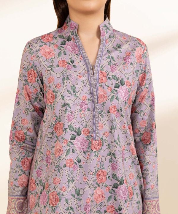 SAPPHIRE | UNSTITCHED 3 PIECE PRINTED COTTON VISCOSE SUIT