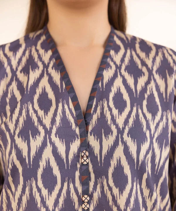 SAPPHIRE | UNSTITCHED 3 PIECE PRINTED LAWN SUIT