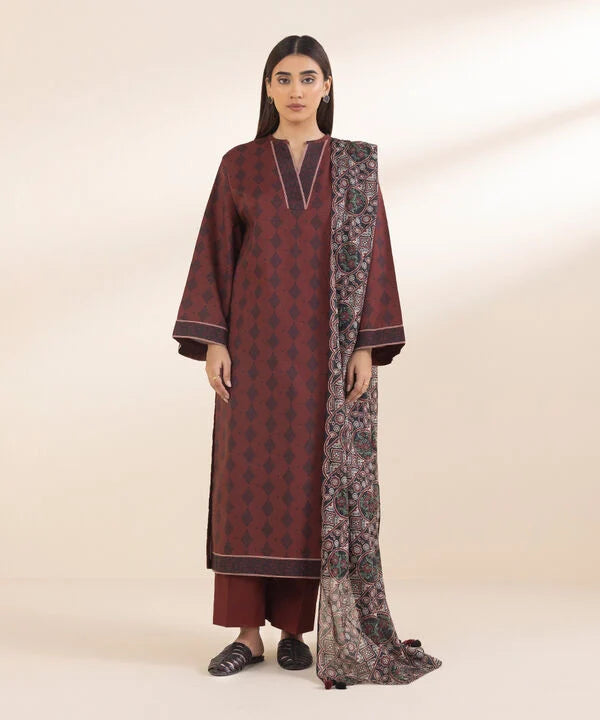 SAPPHIRE | UNSTITCHED 3 PIECE PRINTED LAWN SUIT