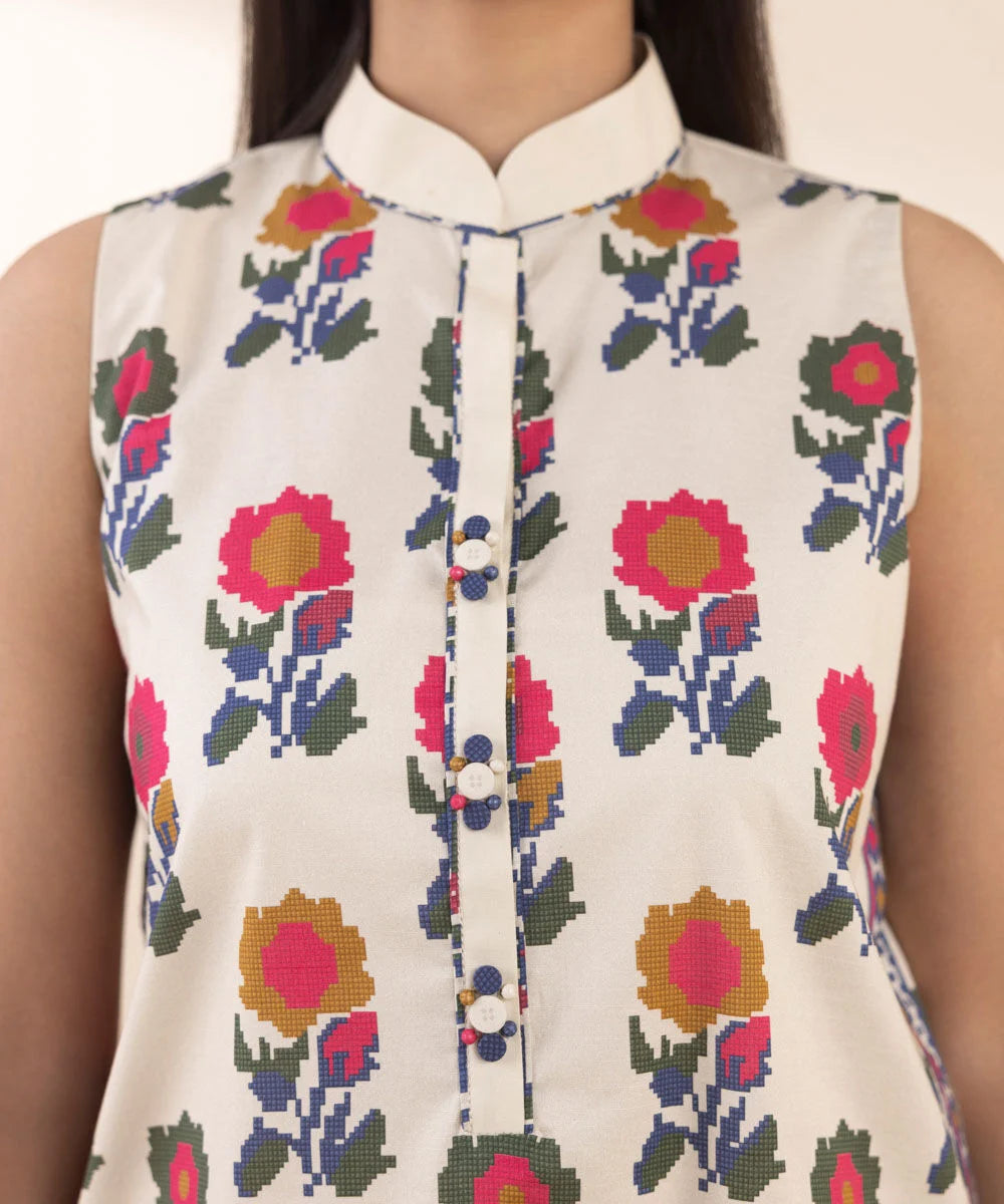 SAPPHIRE | UNSTITCHED 3 PIECE PRINTED LAWN SUIT
