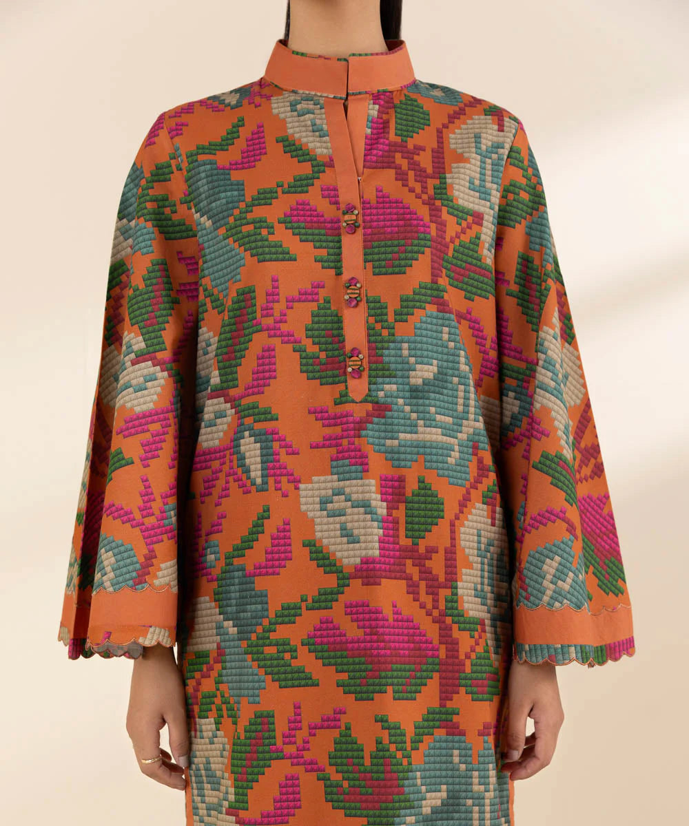 SAPPHIRE | UNSTITCHED 3 PIECE PRINTED LAWN SUIT