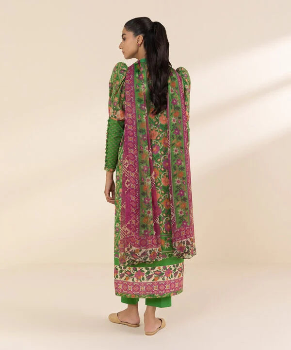 SAPPHIRE | UNSTITCHED 3 PIECE PRINTED LAWN SUIT