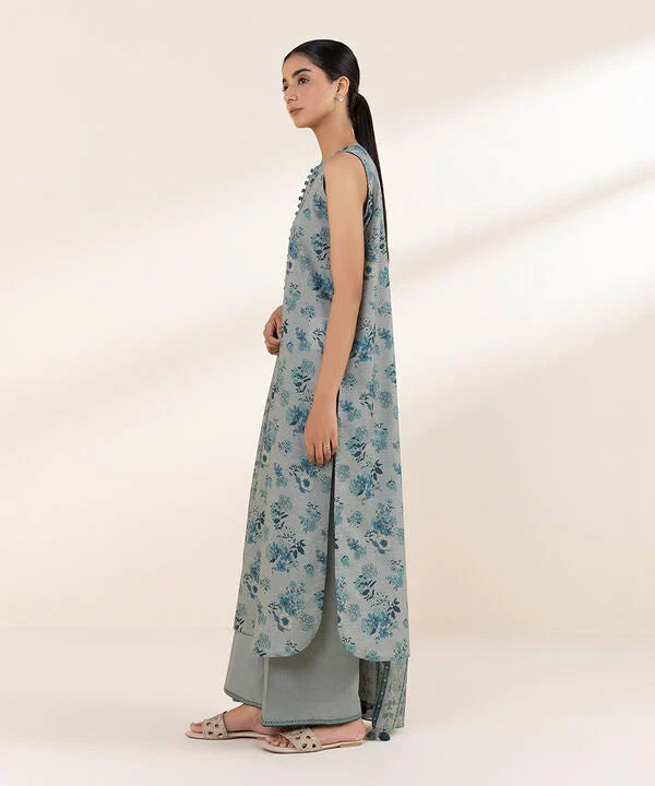 SAPPHIRE | UNSTITCHED 3 PIECE PRINTED LAWN SUIT