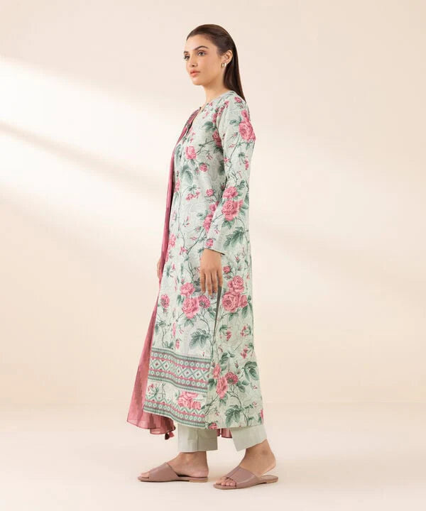 SAPPHIRE | UNSTITCHED 3 PIECE PRINTED LAWN SUIT