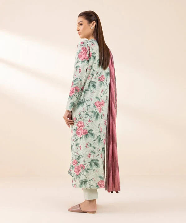 SAPPHIRE | UNSTITCHED 3 PIECE PRINTED LAWN SUIT