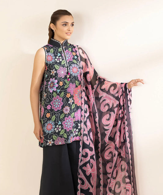 SAPPHIRE | UNSTITCHED 3 PIECE PRINTED LAWN SUIT