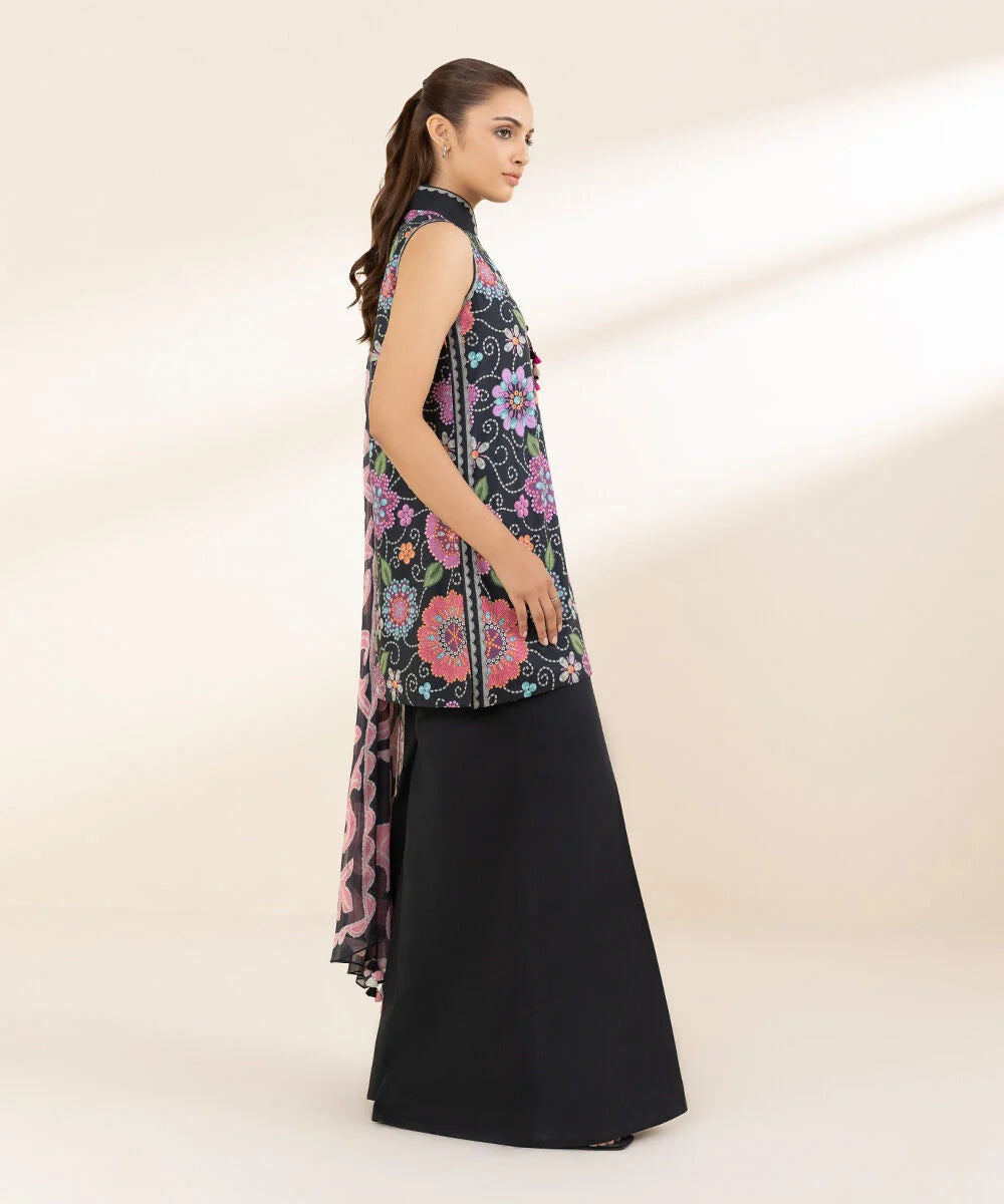 SAPPHIRE | UNSTITCHED 3 PIECE PRINTED LAWN SUIT