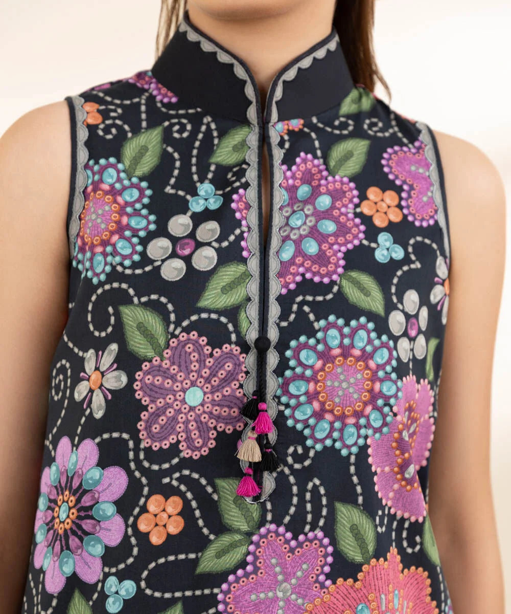 SAPPHIRE | UNSTITCHED 3 PIECE PRINTED LAWN SUIT