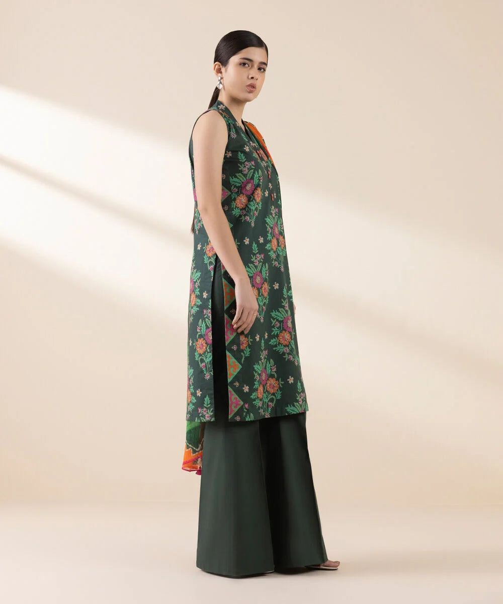 SAPPHIRE | UNSTITCHED 3 PIECE PRINTED LAWN SUIT