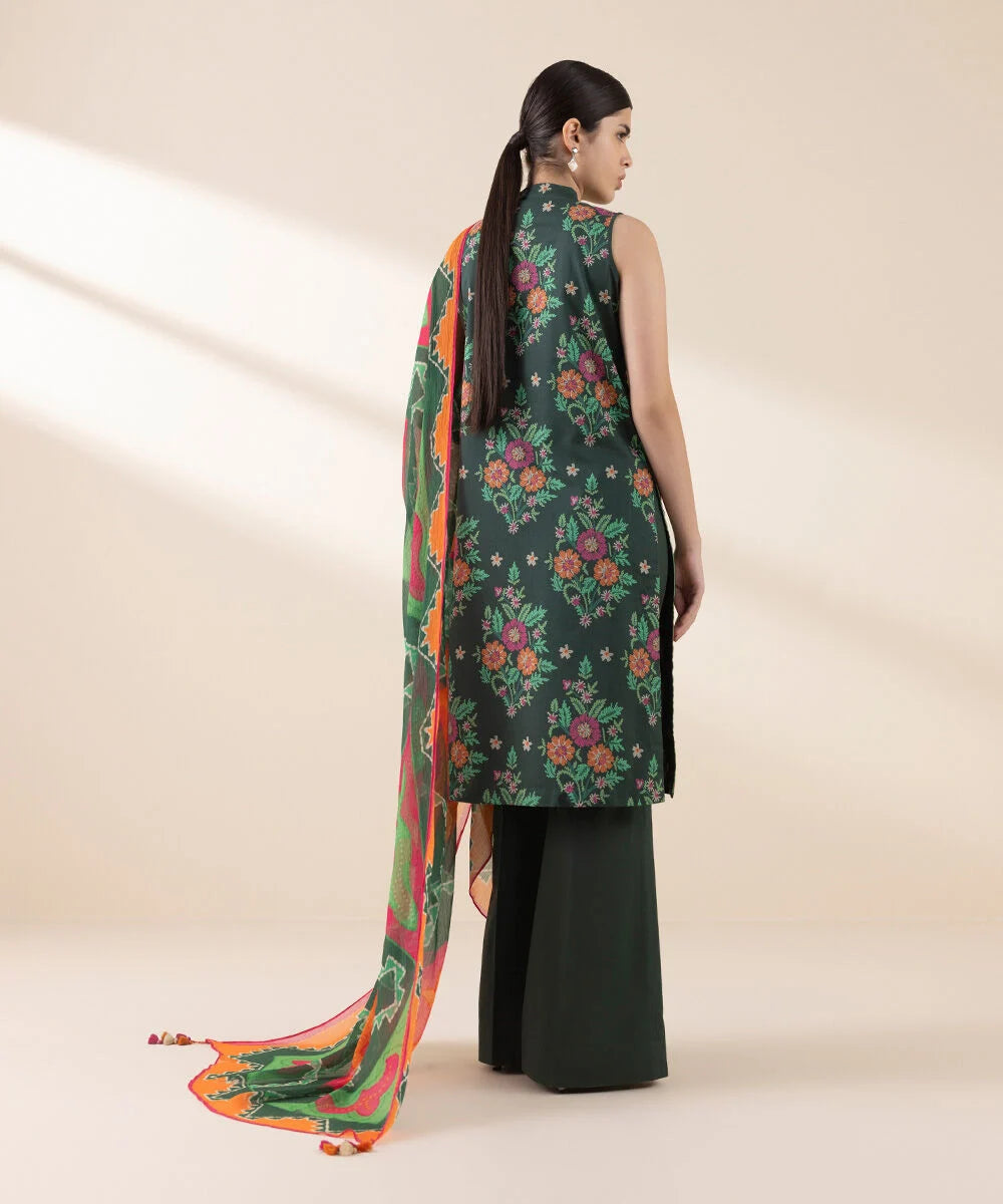 SAPPHIRE | UNSTITCHED 3 PIECE PRINTED LAWN SUIT